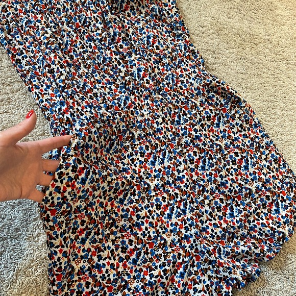 Tory Burch Wildflower Off the Shoulder Floral Print Playsuit Size Medium EUC - Picture 7 of 12